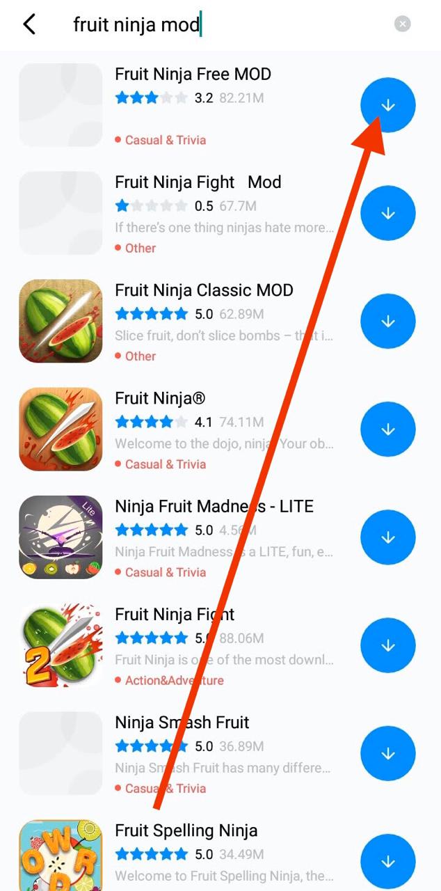 fruit ninja unblocked apk mod download
